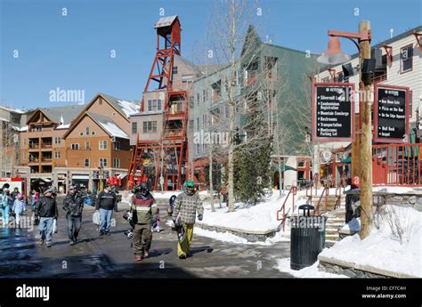 River Run Village at Keystone Resort, Colorado Stock Photo - Alamy