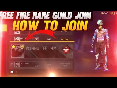 Free Fire V Badge Guild How To Join Jaldi Join Karo Golden Hip