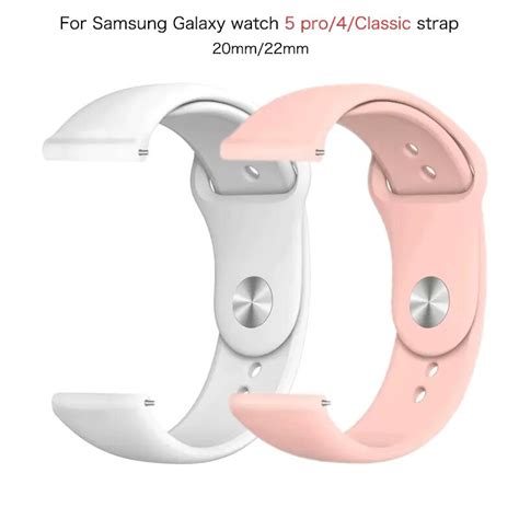 20mm 22mm banda para samsung galaxy watch 5 pro 4 clássico ativo 2 gear