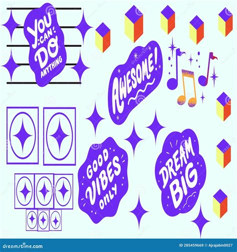 Unique Bold Aesthetic -pow, Zap, Wow, Wham, Bam Royalty-Free Stock