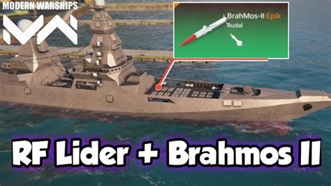 Rf Lider Brahmos Ii Hypersonic Missile Modern Warships Youtube