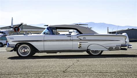 1958 Chevrolet Impala Conv White S And S Classic Cars