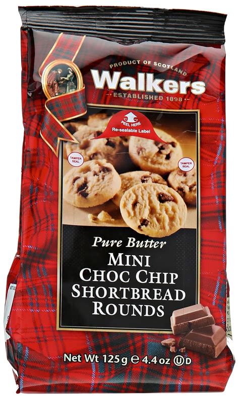 Buy Walkers Shortbread Mini Chocolate Chip Shortbread Cookies 4 4 Ounce Box Online At Lowest