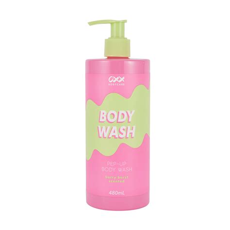 Oxx Bodycare Pep Up Body Wash 480ml Berry Burst Scented Kmart