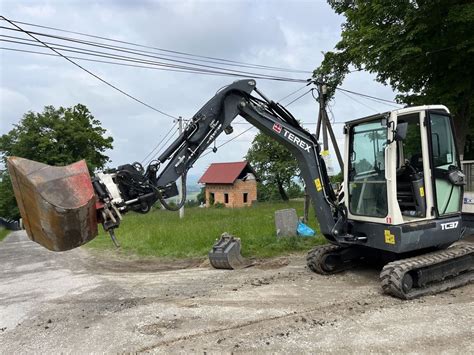 Minikoparka Terex Tc Rototilt Rotator Midi K Odzko Olx Pl