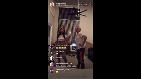 Lele Pons And Inanna Twerking On Instagram Youtube