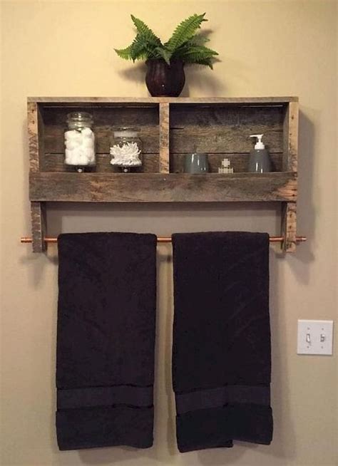 30 Diy Rustic Bathroom Floating Shelves Ideas