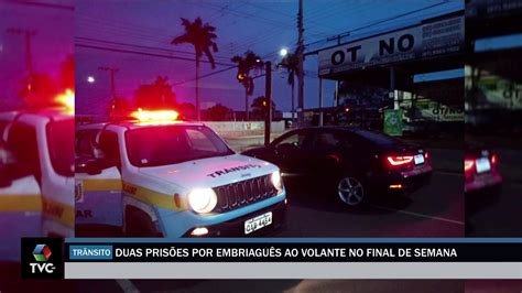 Duas prissões por embriaguês ao volante no final de semana YouTube