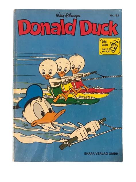 WALT DISNEYS DONALD Duck Nr 152 Rarität Sammlung Retro Vintage selten