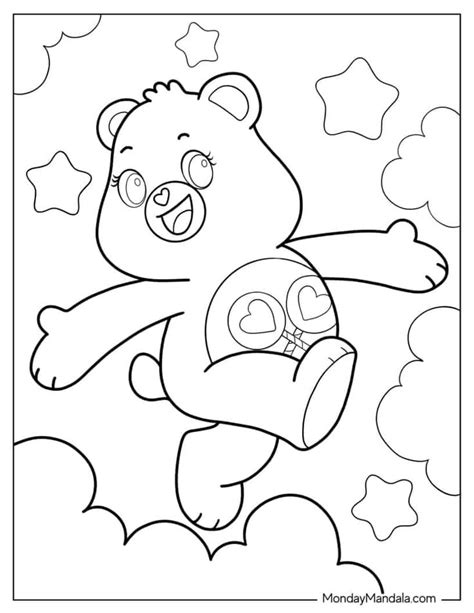 30 Care Bears Coloring Pages Free Pdf Printables In 2024 Bear