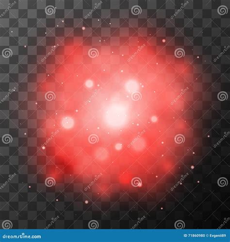 red bright light magic effect stock illustration illustration