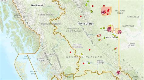 Four Largest Active Wildfires in BC Raging in the Peace Region ...