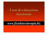 Test Di Valutazione Funzionale Docsity