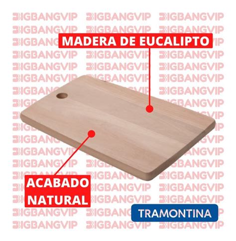 Tabla Cut Taste Cocina Madera De Eucalipto X Tramontina Cuotas