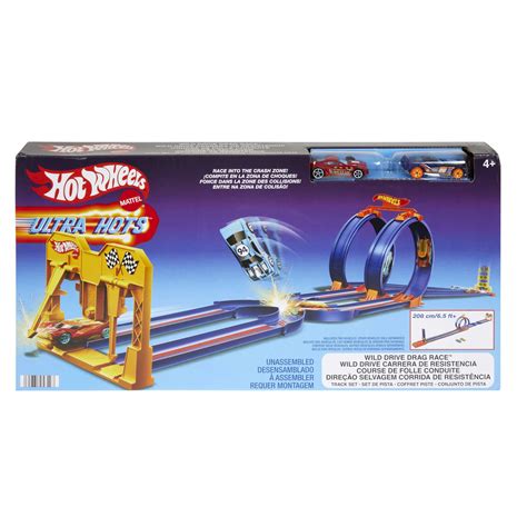 Hot Wheels Ultra Hots Wild Drive Drag Race | Mattel