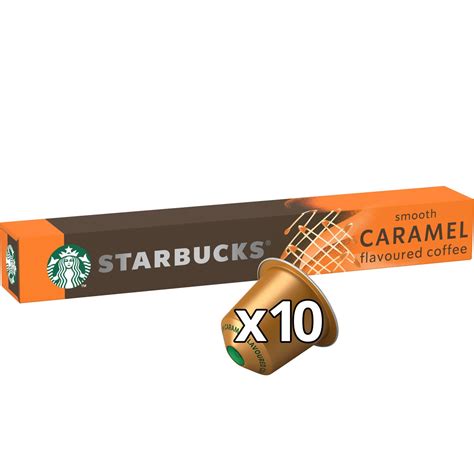 Café Capsule Caramel Compatible Nespresso Starbucks La Boite De 10 à