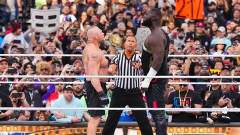 Omos Says Brock Lesnar Was Pleased With Their Match At Wwe Wrestlemania