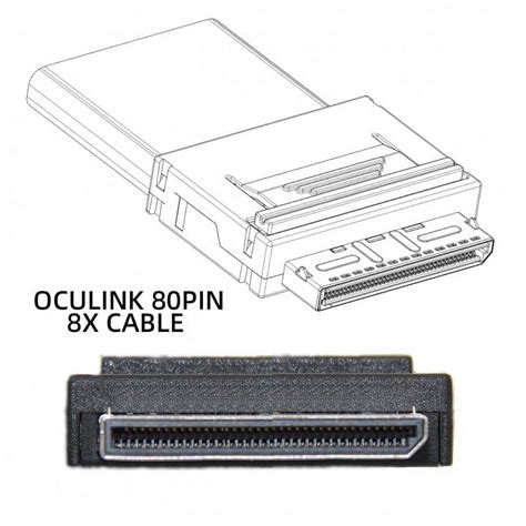 Jser Oculink Pcie Pci Express Sff X Lane To Dual Sff Hd X