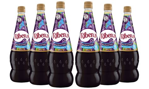 Ribena Concentrate Blackcurrant Squash Drink Six Pack Groupon