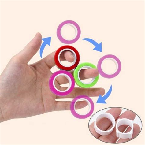 3 Pack Magnetische Ring Fidget Spinner Anti Stress Hand Draaier