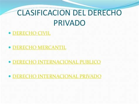 Derecho Privado