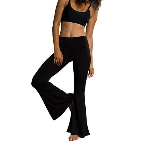 Opperiaya Women High Waist Yoga Pants Wide Leg Flared Sports Leggings