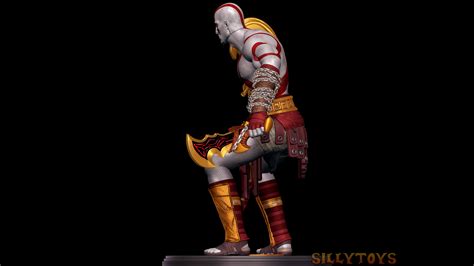 Kratos - God of War 3 3D Model by SillyToys