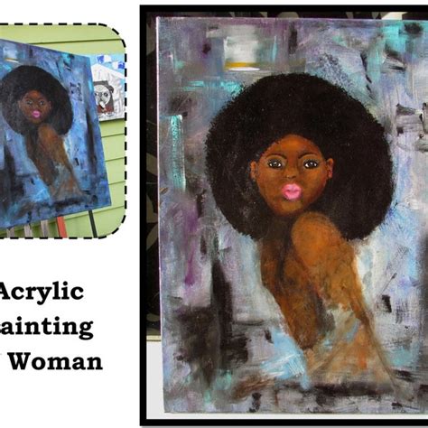 African American Nude Painting Black Etsy