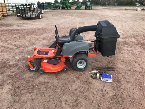 Husqvarna Rz Zero Turn Mower W Deck Grass Catcher