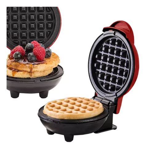 Maquina Waffle El Trica Compacta Profissional Mini Panqueca