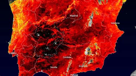 European Heatwave Horror Map Shows Continent On Fire The Weekly Times