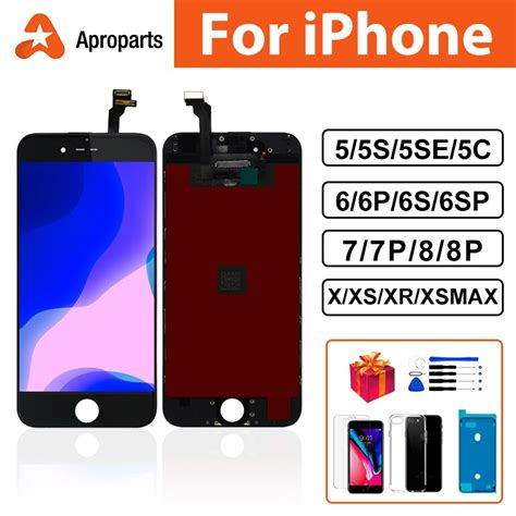 Lcd Display For Iphone 4s 5 5s 5c Se 6 6s 7 8 Plus X Xs Xr 11 Touch Screen Digitizer Assembly