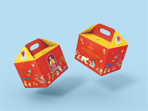 Bakery Box Illustrated Packaging on Behance