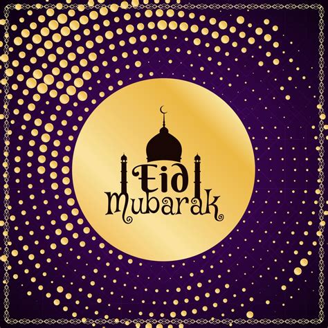 Abstract Elegant Eid Mubarak Decorative Background 517177 Vector Art At