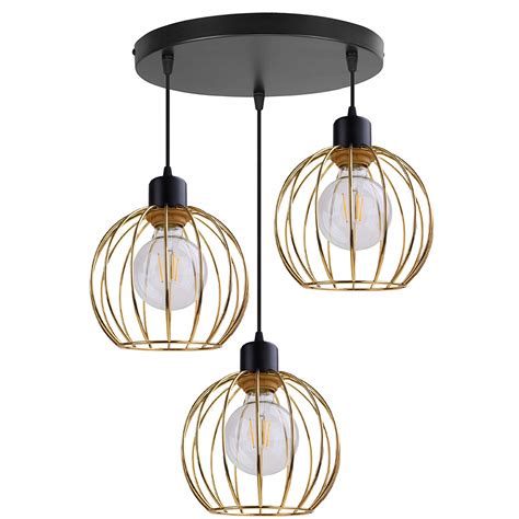 SUFITOWA LAMPA WISZĄCA DIAMENT LOFT EDISON Z DRUTU MONA 2180 3 OW