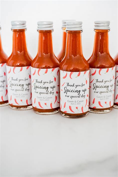 Hot Sauce Wedding Favor 2oz Wedding Favors Hot Sauce Etsy