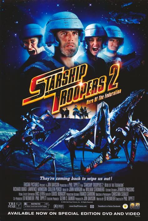 Starship Troopers 2 Movie Posters From Movie Poster Shop