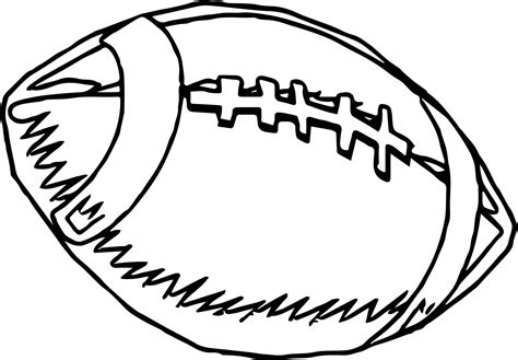 American Playing Football Ball Coloring Page - Wecoloringpage.com