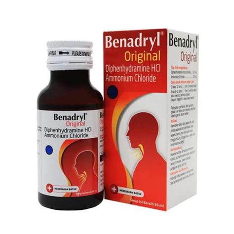 Jual Benadryl Original Sirup Ml Shopee Indonesia