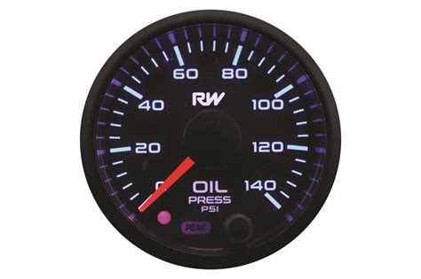 Raceworks 52mm Electronic Oil Pressure Gauge Kit T I Performance