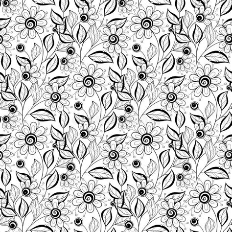 Teste Padr O Floral Monocrom Tico Sem Emenda Do Vetor Ilustra O Do