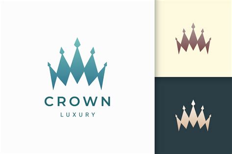 Modern Crown Logo In Luxury Shape Graphic By Murnifine Creative Fabrica