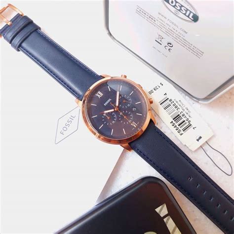 Jual Fossil Fs Neutra Analog Jam Tangan Pria Leather Di Seller