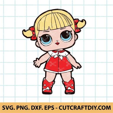 Lol Surprise Doll Svg Lol Doll Svg Cut File Png Dxf Eps For