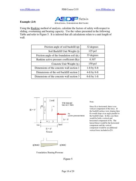 Pdf Cantilever Retaining Wall Stability Example Asdip Dokumen Tips