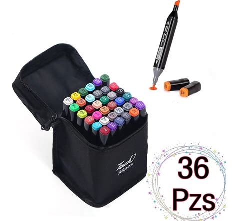 Kit Plumones Doble Punta Pzs Marcadores Lettering Dibujo Mercadolibre