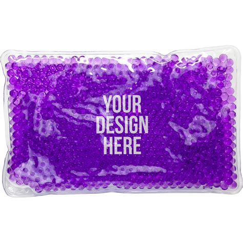Imprinted Deluxe Aqua Pearls Hot Cold Packs