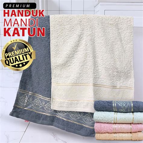 Jual Terbaru Handuk Mandi Dewasa Ukuran X Cm Bahan Katun