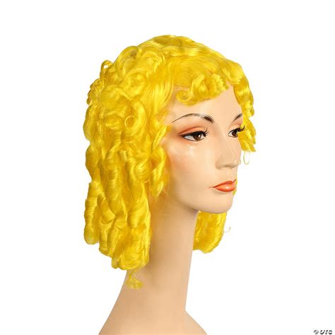 Adult Southern Belle Bargain Wig At837 Yellow Oriental Trading