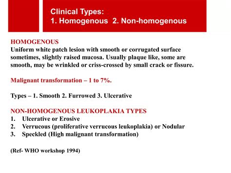 Precancerous Lesions In Oral Cavity Ppt